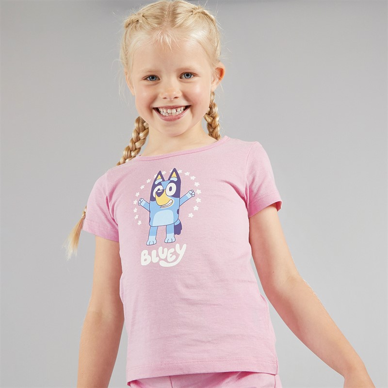 Bluey Ensembles Kukku Fille Rose