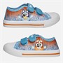 Bluey Kids Twin Bar Canvas Pumps Blue/Orange