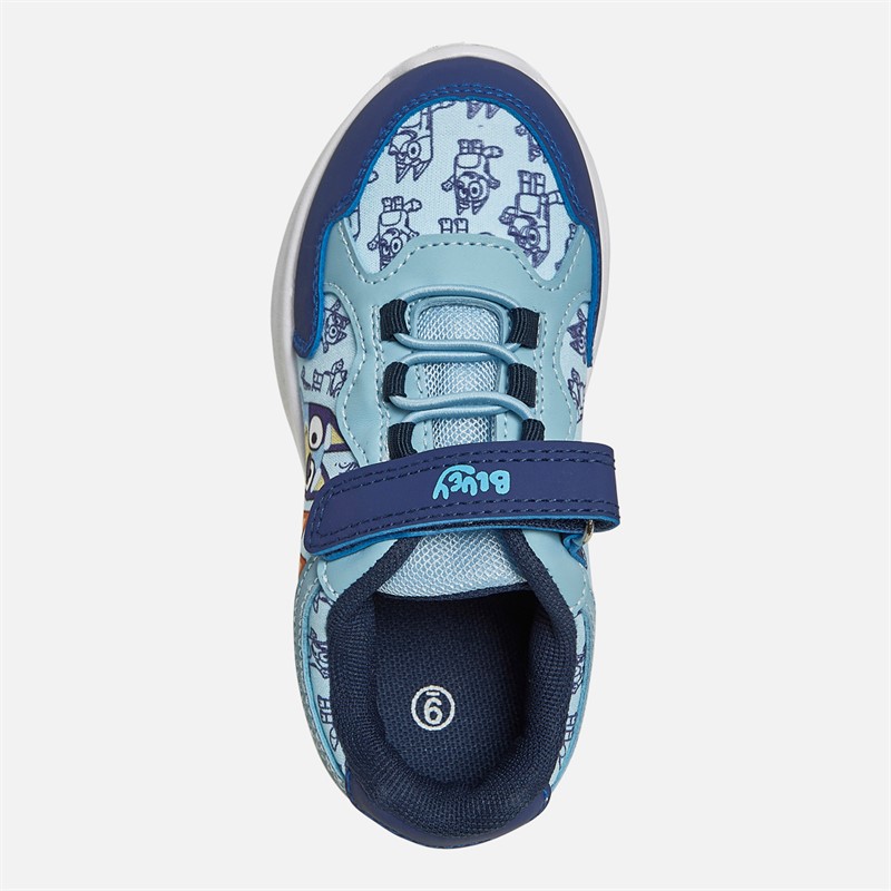 Bluey Kids And Bingo Light Up Trainers Blue/Multi