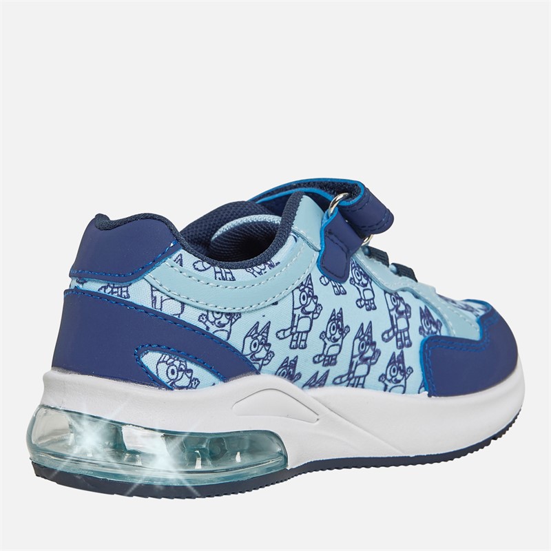 Bluey Kids And Bingo Light Up Trainers Blue/Multi