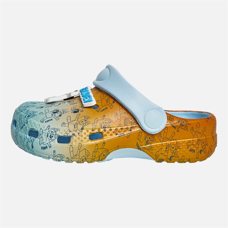Bluey Kinderen Gradient Klompen Blauw/Oranje