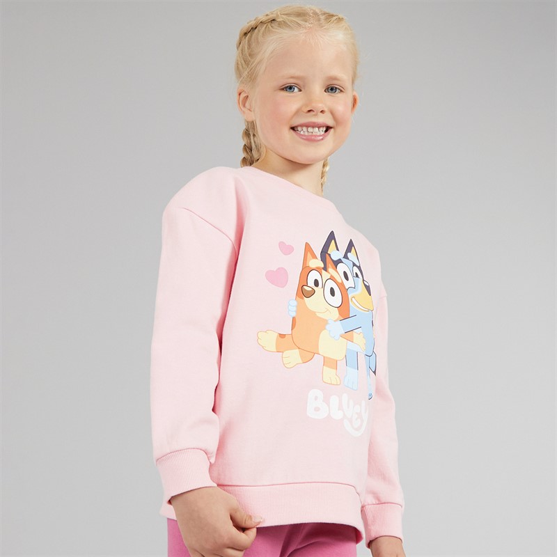 Bluey Girls Tracksuit Pink