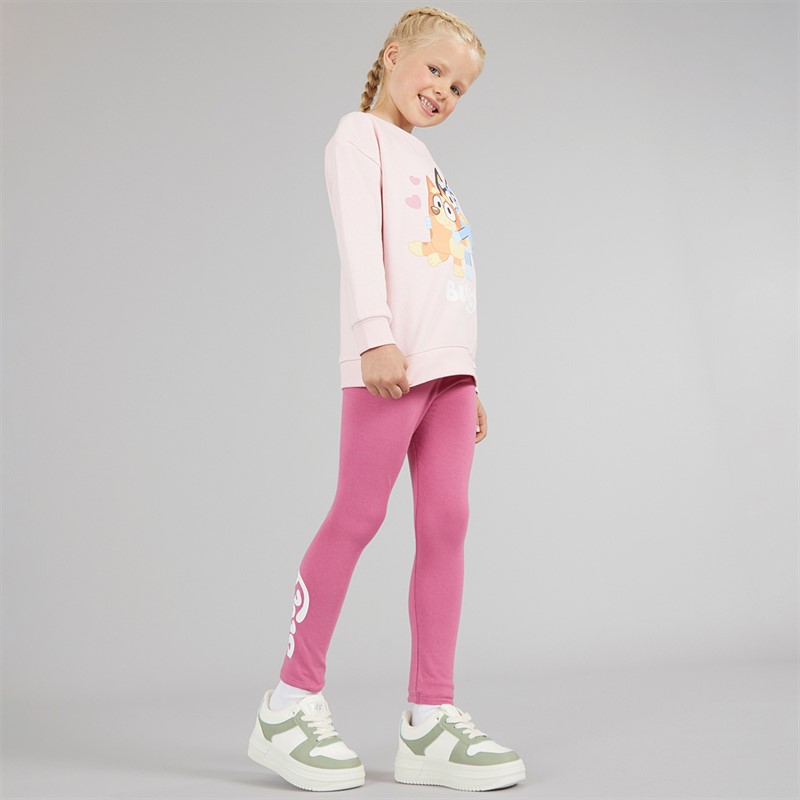 Bluey Girls Tracksuit Pink