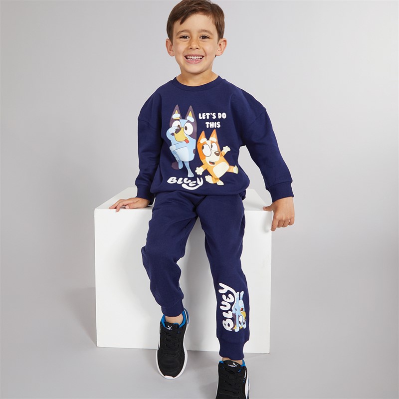 Bluey Boys Tracksuit Navy