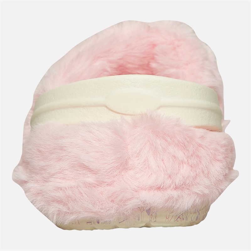 Bluey Infants Girls Jump Fur Lined Clogs Beige/Pink