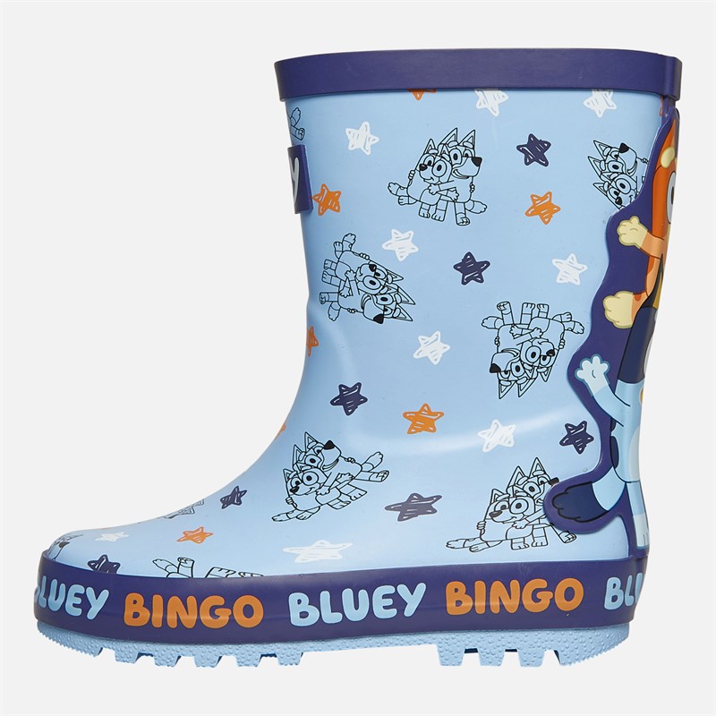 Bluey Kids Bluey And Bingo Wellies Blue/Multi