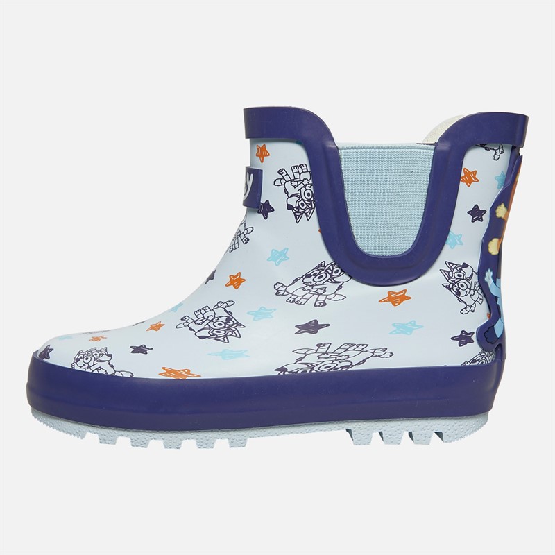 Bluey Kids Chelsea Boot Wellies Blue/Multi