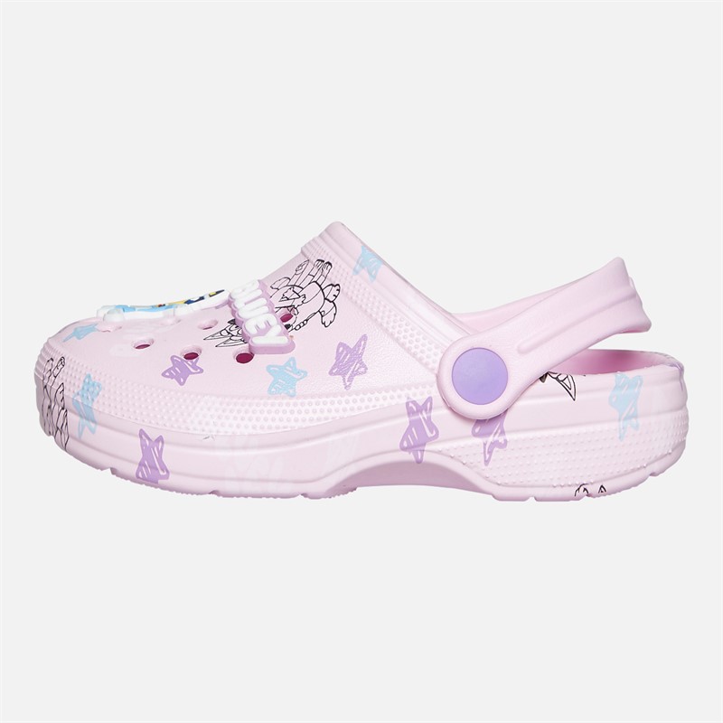 Bluey Girls Ave Clogs Pink/Multi