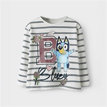 Bluey Girls Siska Long Sleeve T-Shirt Bright White