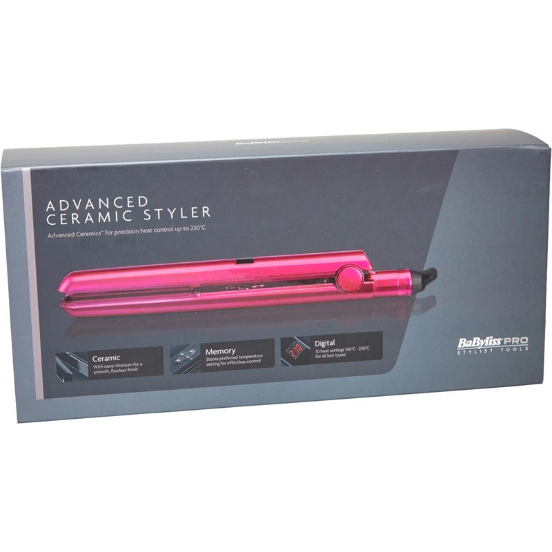Babyliss Soin du visage Pro Advanced Ceramic Hair Styler Pink Femme Multicolore