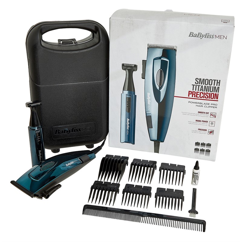 Babyliss Mens Powerblade Pro Clipper Gift Set Multi