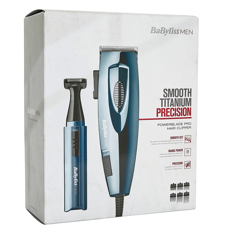 Babyliss Mens Powerblade Pro Clipper Gift Set Multi