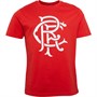 Rangers Mens RFC Graphic Crest T-Shirt Red