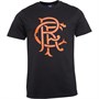 Rangers Męskie RFC Graphic Crest T-Shirt Czarny