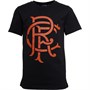 Rangers Boys RFC Graphic Crest T-Shirt Black
