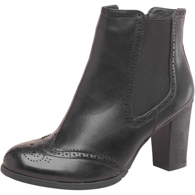 navy brogue boots womens