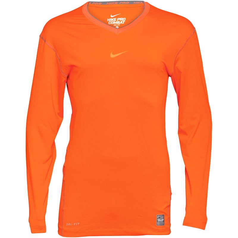 orange nike compression pants