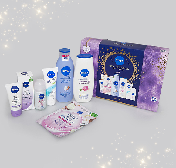 Nivea six piece skincare gift set.