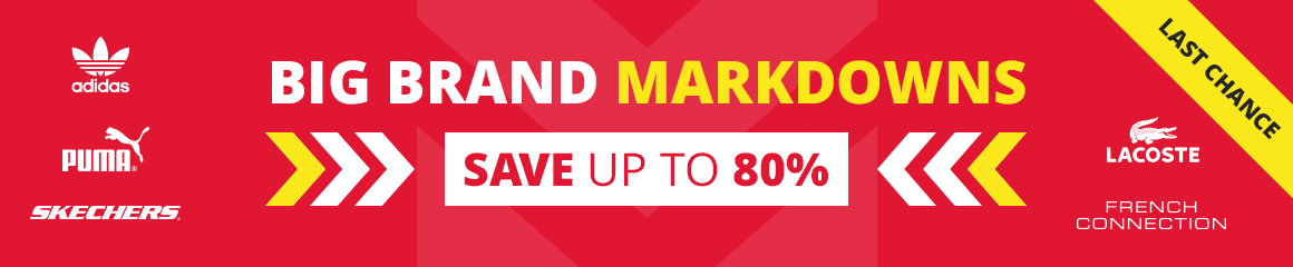 Brand Markdowns - up to 80&percnt; off