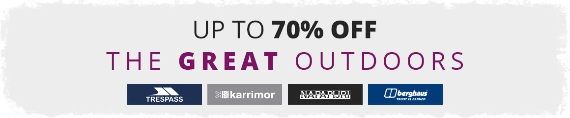 Up to 70&percnt; off The Great Outdoors