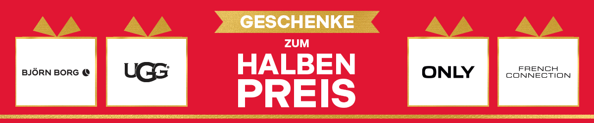 Geschenke zum halben Preis