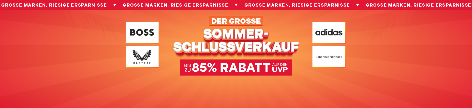 Der große Sommer-Schlussverkauf