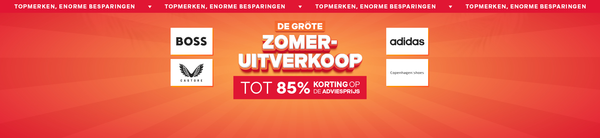 De grote zomeruitverkoop