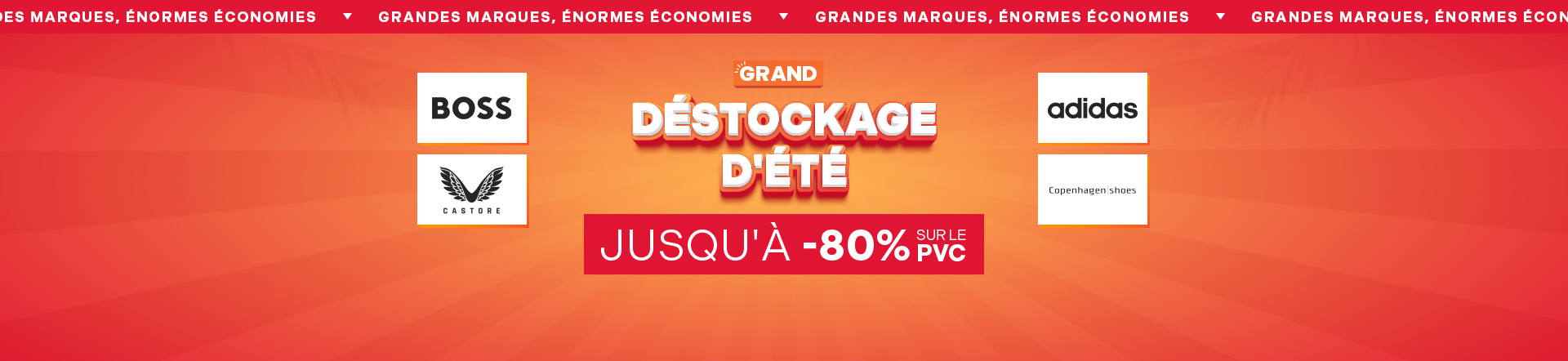 Grand déstockage d'été