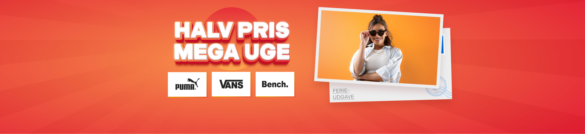 Halv pris mega uge