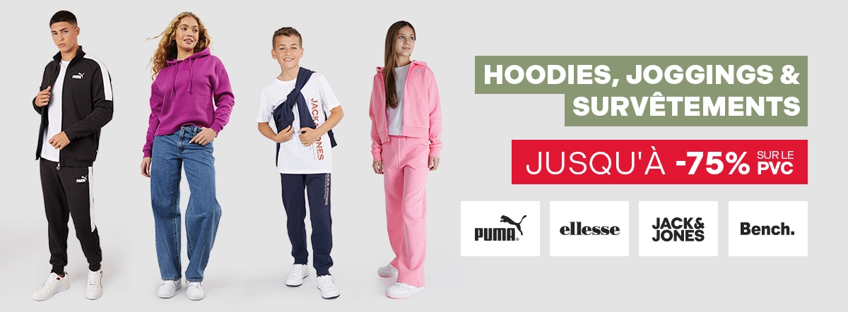Hoodies, joggings & survêtement