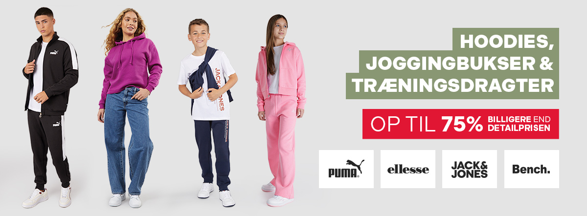 Hoodies, joggingbukser & træningsdragter