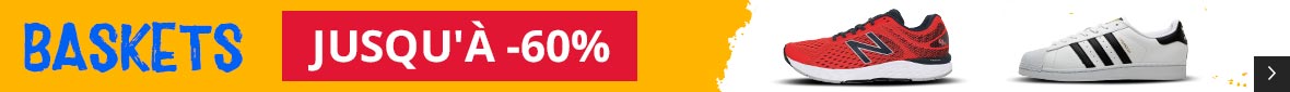 Baskets - jusqu'à -60&percnt;