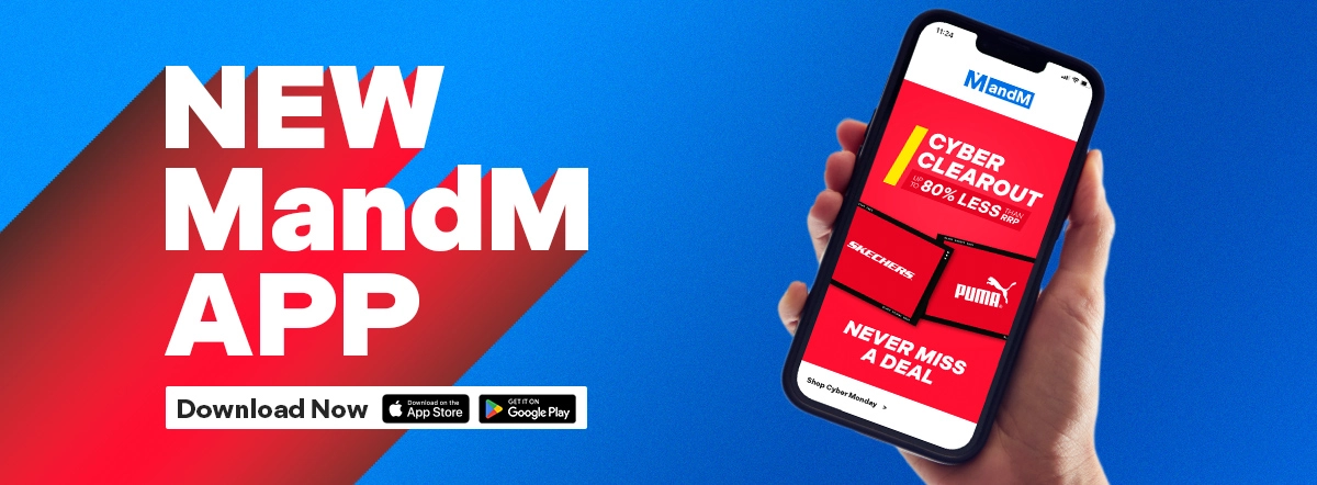 Shop Cyber Clear out on the MandM App