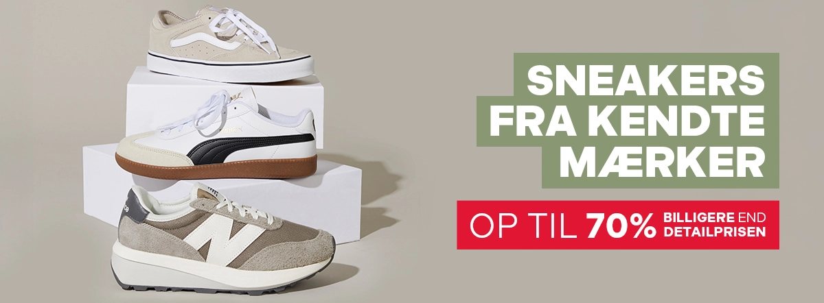 Sneakers fra kendte mærker