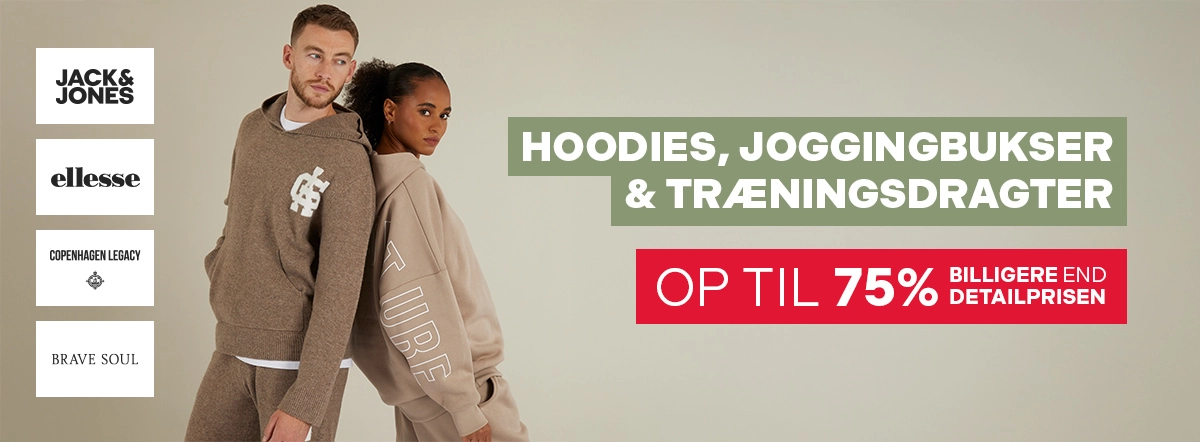 Hoodies, joggingbukser & træningsdragter