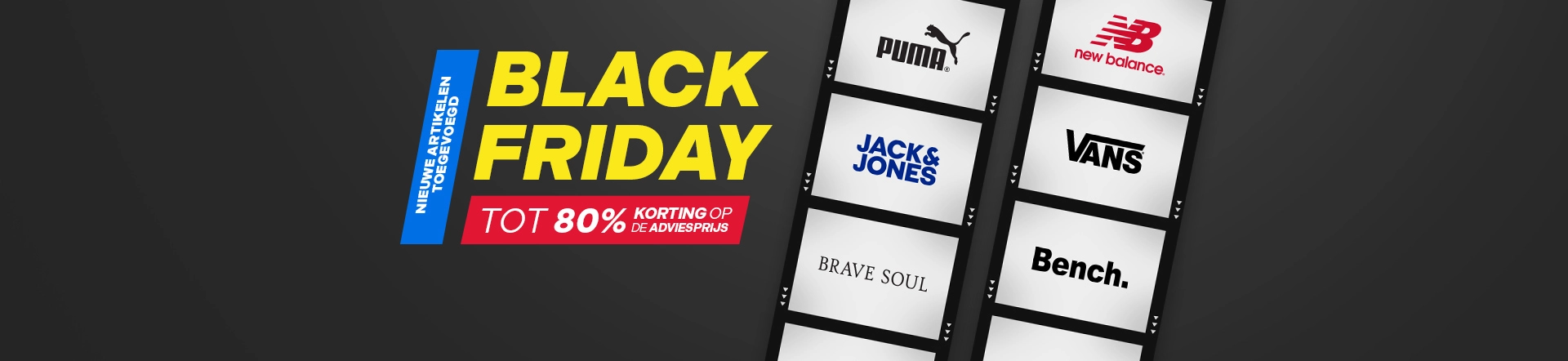 Black Friday - nieuwe artikelen toegevoegd