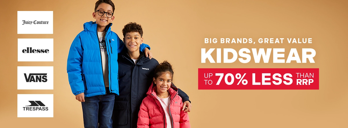 Big brands, Great value Kidswear