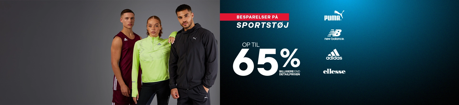 Besparelser på sportstøj