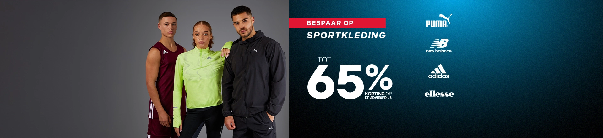 Bespaar op sportkleding