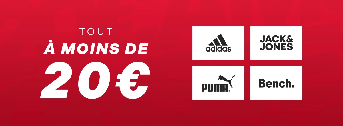 Tout à moins de 20€