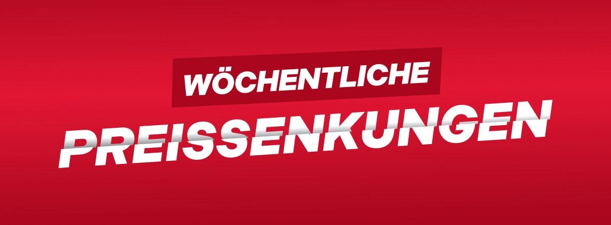Wöchentliche Preissenkungen