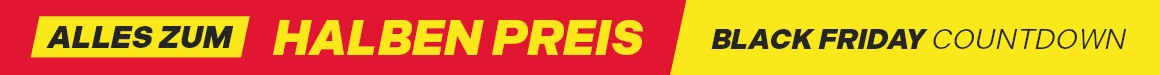 Black Friday Countdown - Alles Zum Halben Preis!