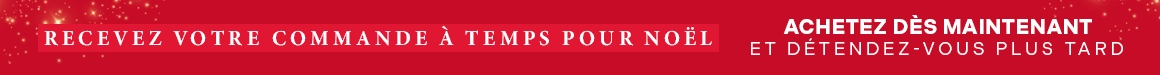 Recevez votre commande à temps pour Noël - Achetez dès maintenant et détendez-vous plus tard.