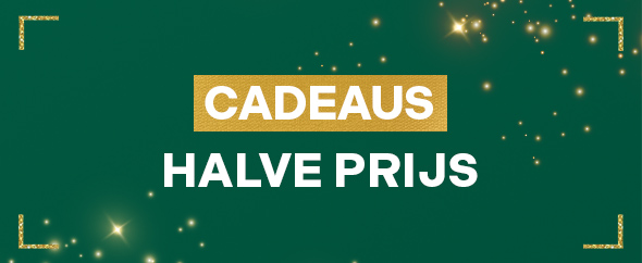 Cadeaus voor de halve prijs