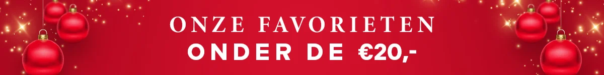 Onze favorieten onder de € 20.-