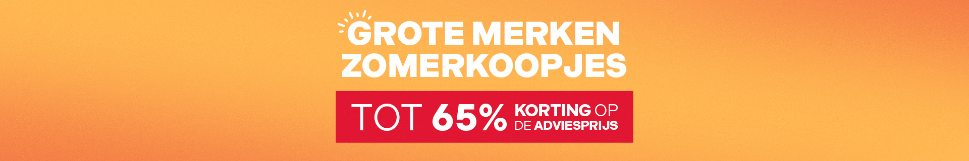 Grote merken zomerkoopjes