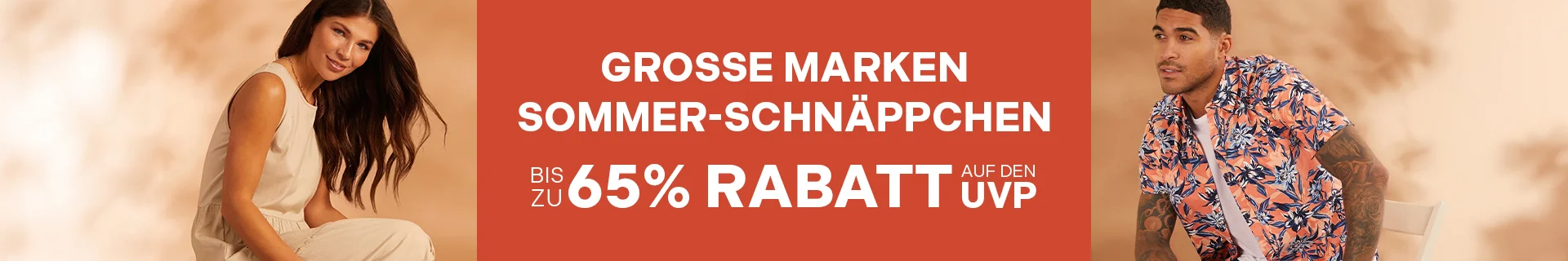 Große Marken Sommer-Schnäppchen