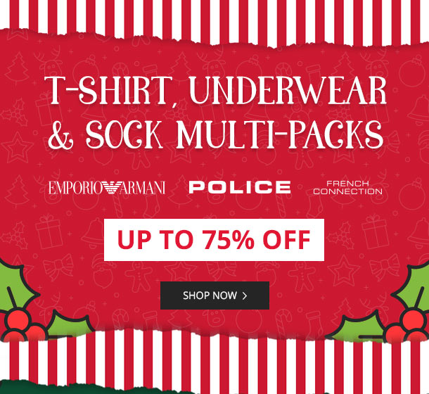 T-SHIRT, UNDERWEAR AND SOCK MULTI-PACKS